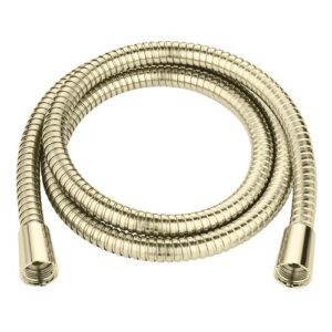 Oasis Deluxe Ultra Long Shower Hose 11mm Bore x 200cm - Brushes Brass Finish