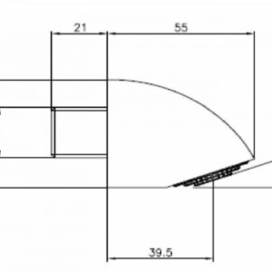 Alternative view of Hart Anti-Vandal Commercial Shower Head