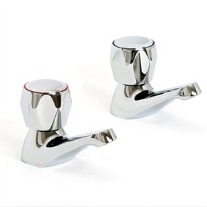 Taurus Contract Basin Pillar Taps (Pair)