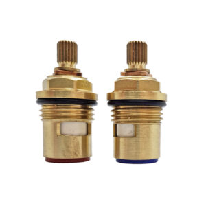 Deva Short Quarter Turn Tap Valves with 20 Teeth - 44.5mm Tall